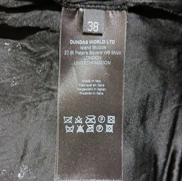 DUNDAS Revolve Twist Front Sequin Rhinestone Cocktail Party Dress - Picture 14 of 15